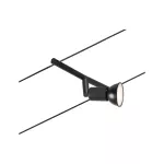 PAULMANN System linkowy spot Salt max1x10W GU5,3 Czarny mat/Chrom 12V DC 60VA twszt/metal