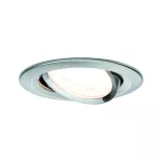 PAULMANN Oprawa do wbudowania NOVA LED DIM wychylna GU10 6.5W 460lm 84mm 2700K IP23 230V szczotkowane żelazo