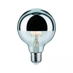 PAULMANN Źródło światła LED G95 zwierciadło 7W 230V 680lm E27 2700K Srebrny ściemniany
