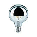 PAULMANN Źródło światła LED G95 zwierciadło 7W 230V 680lm E27 2700K Srebrny ściemniany