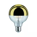 PAULMANN Źródło światła LED G95 zwierciadło 6W 230V 520lm E27 2700K Złoty ściemniany