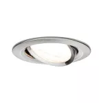 PAULMANN Oprawa do wbudowania NOVA COIN LED DIM wychylna GU10 max.35W 84mm 230V szczotkowane żelazo
