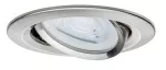 PAULMANN Oprawa do wbudowania NOVA COIN LED DIM wychylna GU10 max.35W 84mm 230V szczotkowane żelazo
