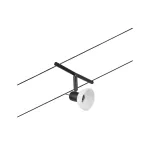 PAULMANN System linkowy spot Sheela max1x10W GU5,3 Czarny mat/Chrom 12V DC 60VA twszt/metal