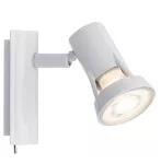 PAULMANN Oprawa ścienno-sufitowa TEJA GU10 max. 1x10W 230V biały / metal