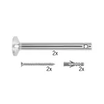 PAULMANN System linkowy wspornik sufitowy 1 para, Chrom