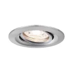 PAULMANN Oprawa do wbudowania NOVA COIN LED Mini wychylna 4W 310lm 65mm 2700K IP23 230V szczotkowane żelazo