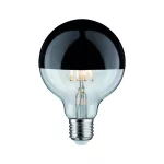 PAULMANN Źródło światła LED G95 zwierciadło 6W 230V 520lm E27 2700K Czarny Chrom ściemniany