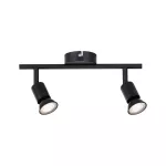 PAULMANN Oprawa ścienno-sufitowa CAROLINA GU10 max. 2x10W 230V czarny mat / metal