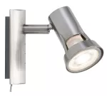 PAULMANN Oprawa ścienno-sufitowa TEJA GU10 max. 1x10W 230V nikiel satynowany /metal
