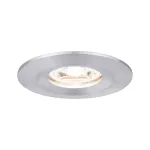 PAULMANN Oprawa do wbudowania NOVA COIN LED Mini stała 4W 310lm 65mm 2700K IP44 230V aluminium