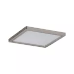 PAULMANN Plafoniera AREO LED 7.5W 460lm 3000K 120x120mm 230V satynowy nikiel / tworzywo sztuczne