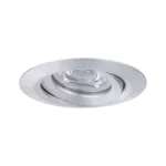 PAULMANN Oprawa do wbudowania NOVA COIN LED Mini wychylna 4W 310lm 65mm 2700K IP23 230V aluminium mat