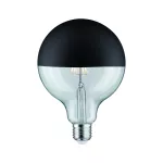 PAULMANN Źródło światła LED G125 zwierciadło 6W 230V 520lm E27 2700K Czarny Mat ściemniany
