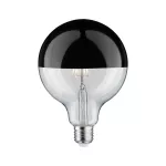 PAULMANN Źródło światła LED G125 zwierciadło 6W 230V 520lm E27 2700K Czarny Chrom ściemniany