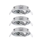 PAULMANN Choose 3szt. Oprawka ruchoma max. 3x10W 230V 51mm Chrom Aluminium