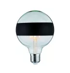 PAULMANN Źródło światła LED G125 zwierciadło pierścień 6W 230V 520lm E27 2700K Czarny Mat ściemniany