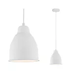 PAULMANN Neordic Hilla lampa wisząca max. 1x40W E27 biały 230V metal