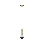 PAULMANN Neordic Kine Lampa wisząca max. 1x20W E27 230V Mosiądz Szczotkowany Metal