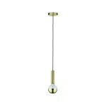 PAULMANN Neordic Kine Lampa wisząca max. 1x20W E27 230V Mosiądz Szczotkowany Metal