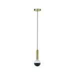 PAULMANN Neordic Kine Lampa wisząca max. 1x20W E27 230V Mosiądz Szczotkowany Metal