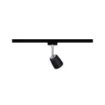 PAULMANN URail System Spot Cover max. 1x10W GU10 Czarny Mat/Chrom 230V Metal/Tworzywo sztuczne
