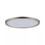 PAULMANN Plafoniera AREO LED 11W 770lm 3000K okrągła 180mm 230V biały satynowy nikiel / tworzywo sztuczne