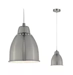 PAULMANN Neordic Hilla lampa wisząca max. 1x40W E27 żelazo szczotkowane 230V metal