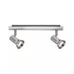 PAULMANN Oprawa ścienno-sufitowa TEJA GU10 max. 2x10W 230V nikiel satynowany /metal