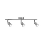 PAULMANN Oprawa ścienno-sufitowa CAROLINA GU10 max. 3x10W 230V nikiel mat / metal