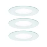 PAULMANN Oprawa do wbudowania NOVA LED stała zestaw 3xGU10 6,5W 470lm 78mm 4000K 230V biały mat