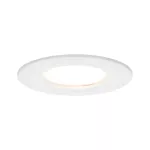 PAULMANN Premium Coin Slim ściemniany LED 1x6,8W IP44 2700K 230V 51mm Biały Mat/Aluminium
