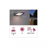 PAULMANN Oprawa elewacyjna RYSE LED solar 3000K 300lm z czujnikiem ruchu + zmierzchu IP44 biały
