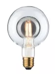 PAULMANN Źródło światła LED Inner Shape G95 270 lm E27 4W 2700K Ściemnialne Przeźroczysty/ Szkło przydymione