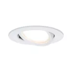 PAULMANN Zestaw Premium Coin Slim ściemniany LED 1x6,8W 2700K 230V 51mm Biały Mat/Aluminium