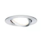 PAULMANN Zestaw Premium Coin Slim ściemniany LED 1x6,8W 2700K 230V 51mm Aluminium