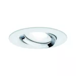 PAULMANN Oprawa do wbudowania NOVA PLUS LED DIM wychylna GU10 6W 470lm 93mm 4000K IP65 230V biały mat / chrom