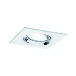 PAULMANN Oprawa do wbudowania NOVA PLUS LED DIM wychylna GU10 6W 470lm 93X93mm 4000K IP65 230V biały mat / chrom