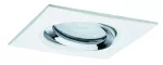 PAULMANN Oprawa do wbudowania NOVA PLUS LED DIM wychylna GU10 6W 470lm 93X93mm 4000K IP65 230V biały mat / chrom