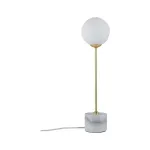 PAULMANN Neordic Moa Lampa stołowa max. 1x10W G9 230V Biały/Złoty/Marmur/Metal