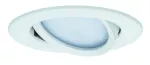 PAULMANN Oprawa do wbudowania NOVA PLUS COIN LED DIM wychylna 6W 470lm 93mm 2700K IP65 230V biały mat