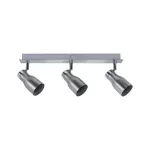 PAULMANN Oprawa ścienno-sufitowa MELI GU10 max. 3x10W 230V nikiel mat / metal