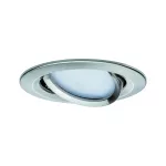 PAULMANN Oprawa do wbudowania NOVA PLUS COIN LED SH Zigbee wychylna 6W 470lm 84mm 2700-6500K IP23 230V szczotkowane żelazo