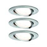 PAULMANN Oprawa do wbudowania NOVA LED DIM wychylna GU10 6.5W 460lm 84mm 2700K IP23 230V szczotkowane żelazo