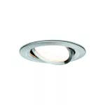 PAULMANN Oprawa do wbudowania NOVA LED DIM wychylna GU10 6.5W 460lm 84mm 2700K IP23 230V szczotkowane żelazo