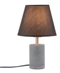 PAULMANN Neordic Tem Lampa stołowa max. 1x20W E27 230V Szary/Miedziany Tkanina/Beton/Metal