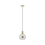 PAULMANN Neordic Esben Lampa wisząca max. 1x20W E27 230V Szkło/ mosiądz Szczotkowany