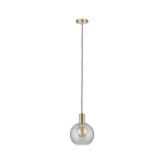 PAULMANN Neordic Esben Lampa wisząca max. 1x20W E27 230V Szkło/ mosiądz Szczotkowany
