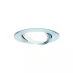 PAULMANN Oprawa do wbudowania NOVA COIN LED wychylna zestaw 3x6W 470lm 84mm 2700K IP23 230V aluminium
