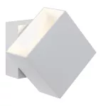 PAULMANN Oprawa elewacyjna CYBO LED 2x3W 2700K 355lm IP65 100x100mm 230V biały / aluminium